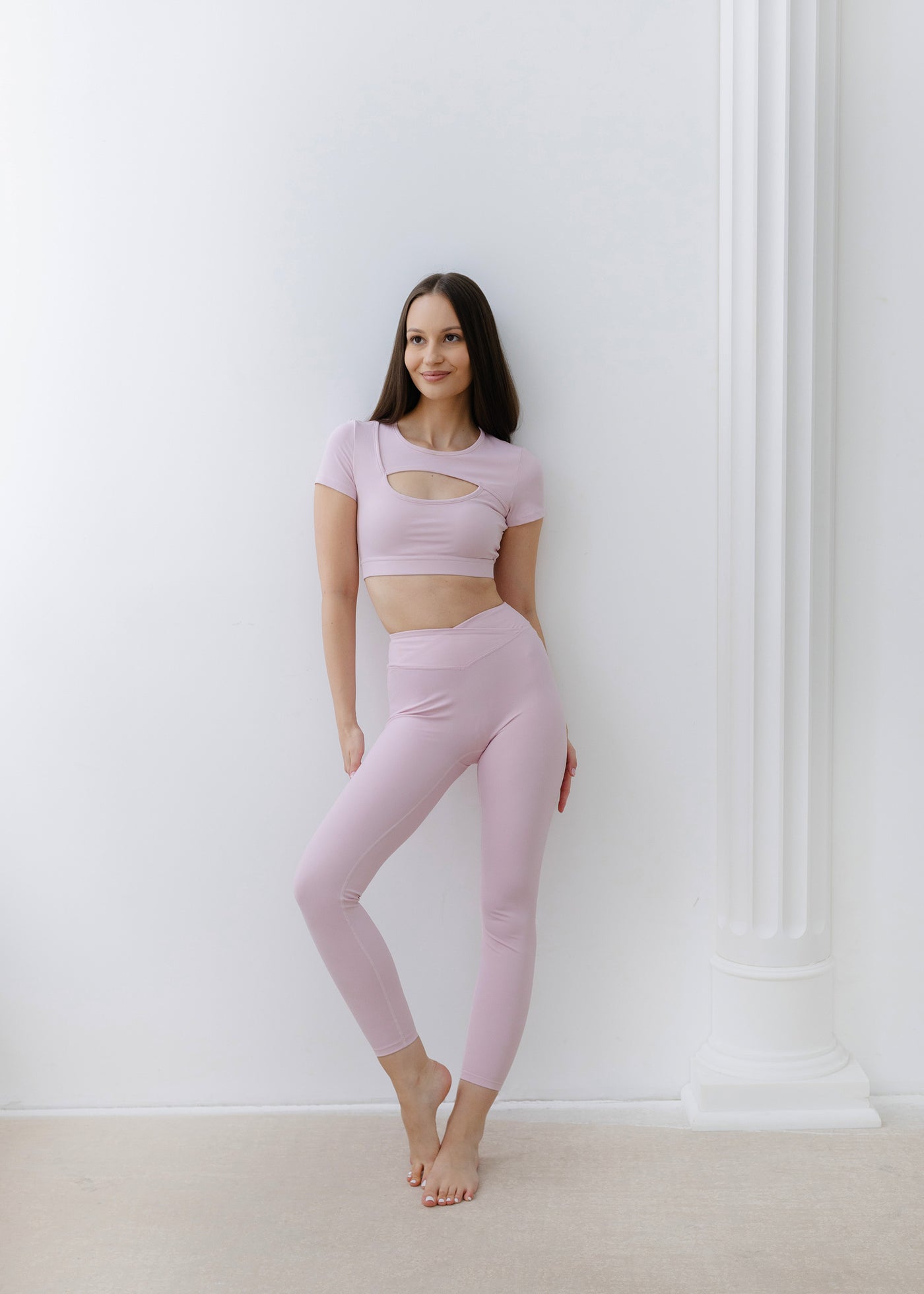 bezszwowe damskie legginsy do ćwiczeń jogi