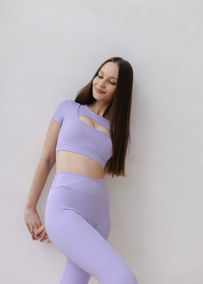 bezszwowe legginsy sportowe z wysokim stanem