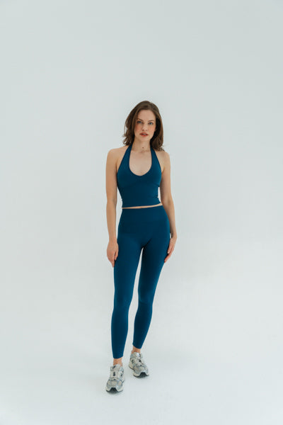 bezszwowe legginsy damskie do jogi modelujące pośladki