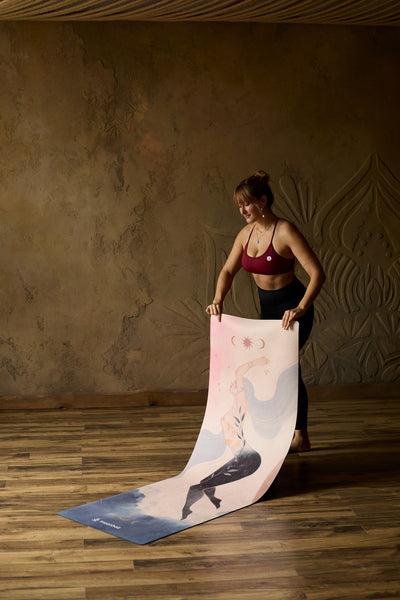 mata do ćwiczeń podróżna Time to Grow